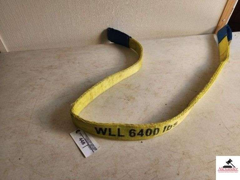 2" X 6" WEBBING SLING LIKE NEW - 6400 LBS - (SHED) image