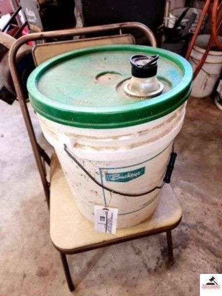 BUCKEYE 5 GALLON BUCKET OF UNKNOWN CONTENTS FULL (SHOP) image
