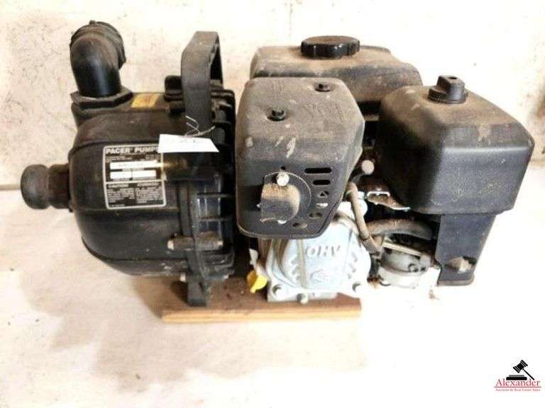 PACER GAS PUMP SEB2YL E4C - CODES 273259 - WITH BRIGGS & STRATTON GAS MOTOR - 550 SERIES - 127CC - 5.5FT LBS - (SHOP) image