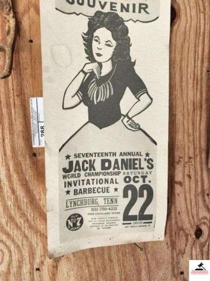 ADV. POSTER "JACK DANIELS WORLD CHAMPIONSHIP... INVITATIONAL BARBEQUE" OCT. 22, 2006 - (GARAGE) image
