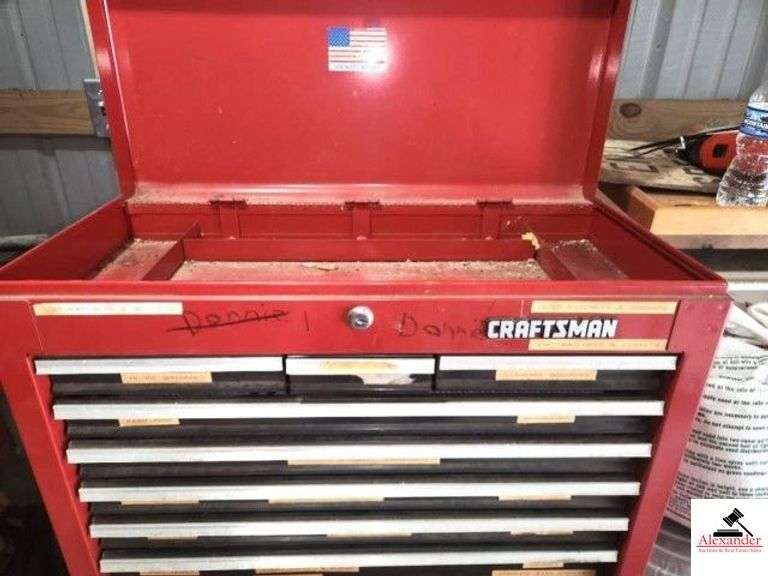 ROLLING TOOL CHEST 8 TOP DRAWERS - 3 LOWER DRAWERS - STORAGE CABINET BOTTOM SECTION - (SHED) image