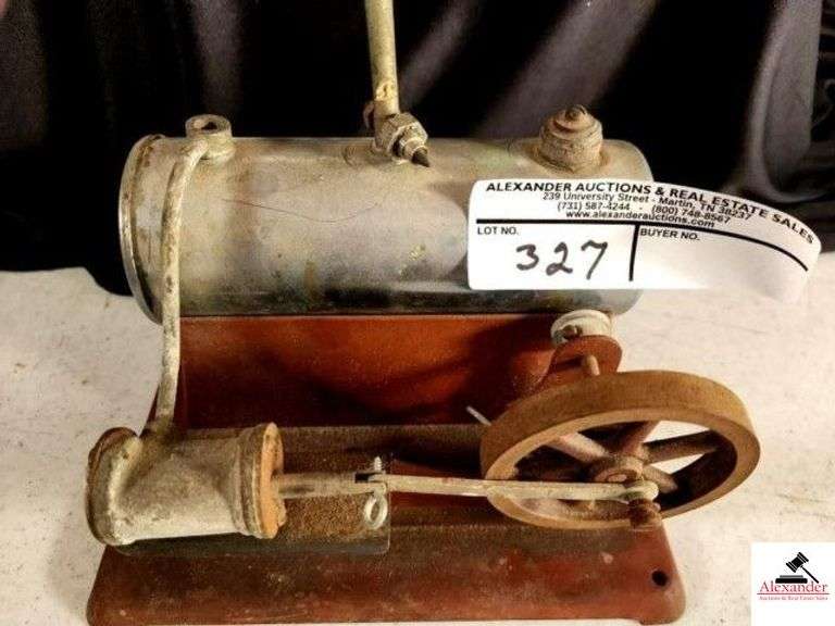 STEAM ENGINE RED BASE - NO CORD - (GARAGE) image
