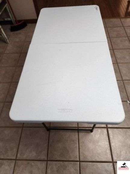 LIFETIME FOLDING TABLE  - 24 "X 42" WIDE (KITCHEN OR GARAGE) image