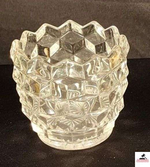 VINTAGE FOSTORIA  AMERICAN VASE/SPOONER (HALL CHINA CABINET) image