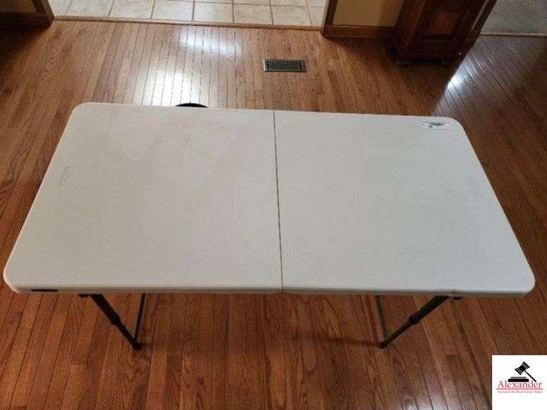 LIFETIME FOLDING TABLE  - 24 "X 42" WIDE (KITCHEN OR GARAGE) image