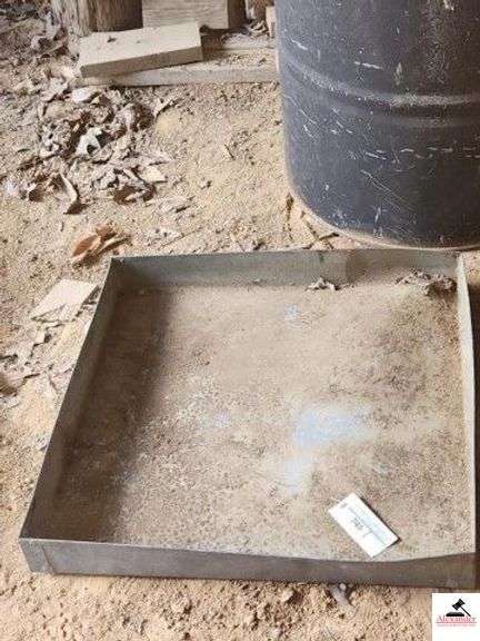 GALVANIZED DRIP PAN - 24.5" X 24.5" - SQUARE - (IMP. SHED) image