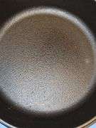 Lodge #5 cast iron skillet, seasoned and ready to go