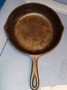 BSR Century Series Cast iron skillet No 5, 8 1/8 in heat ring