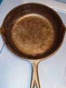 BSR Century Series Cast iron skillet No 5, 8 1/8 in heat ring