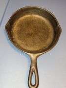 Single notch Lodge 1930s #3 skillet, MM 3, No wobble, no spin