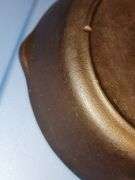 3 notch Lodge cast iron skillet #5, MM D2