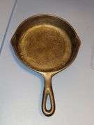 Single notch Lodge 1930s #3 skillet, MM 3, No wobble, no spin