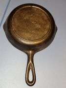 Single notch Lodge 1930s #3 skillet, MM 3, No wobble, no spin