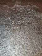 Wagner Ware Sydney 0 cast iron griddle 10", seasoned
