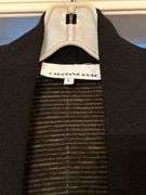 Designer Caroline Rose 100% wool long sweater jacket (size L)