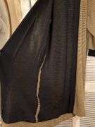 Designer Caroline Rose 100% wool long sweater jacket (size L)