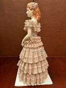 Antique Heirlooms of Tomorrow porcelain lady figurine with very detailed lace gown…..14-1/2” tall