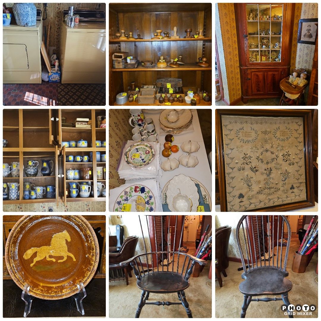 Vintage PA Dutch Decor, Art, Furniture, W&D, Salt-Glaze Pottery, Pfaltzgraff, Blue Danube, Lenox, Spode, Ralph Lauren, AND MUCH MUCH MORE featured photo 1