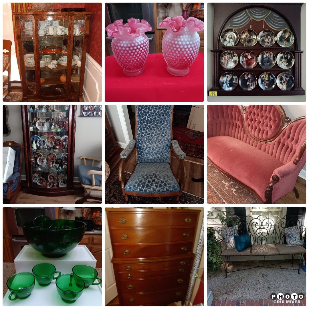 Bartlett Auction-China, Curios & Victorian Decor, Sterling, Tools, and LOTS of Yard Decor featured photo 1