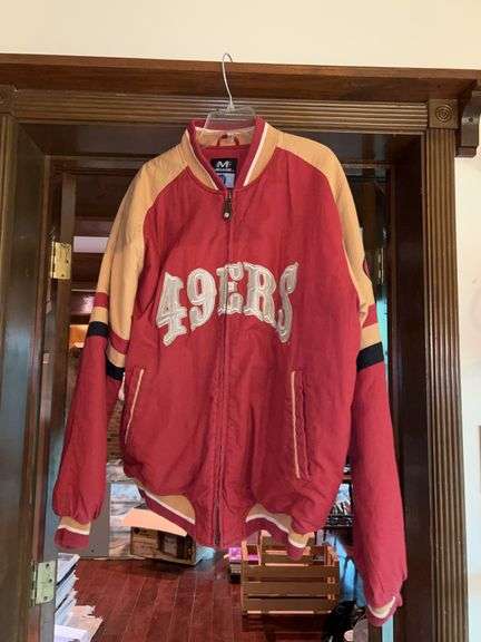 Vintage San Francisco 49ers letterman-style jacket…..size XL image