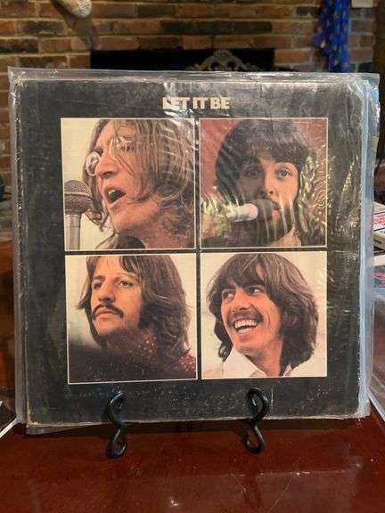 Grouping of (3) “Let It Be” Beatles albums (AR 34001) image
