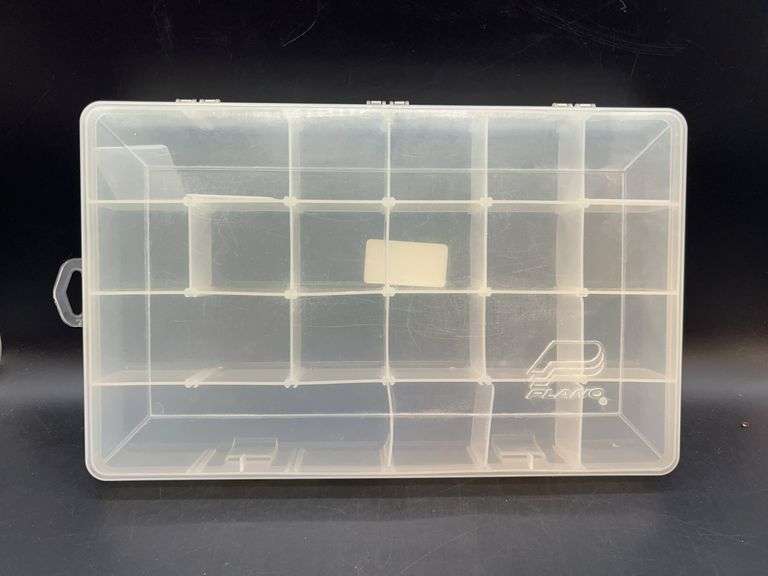 Clear storage container by Plano…..has multiple uses…..fishing, jewelry, coins image