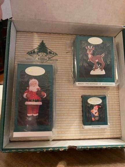 1996 Hallmark Collector’s Club Keepsake Ornaments Membership Kit image