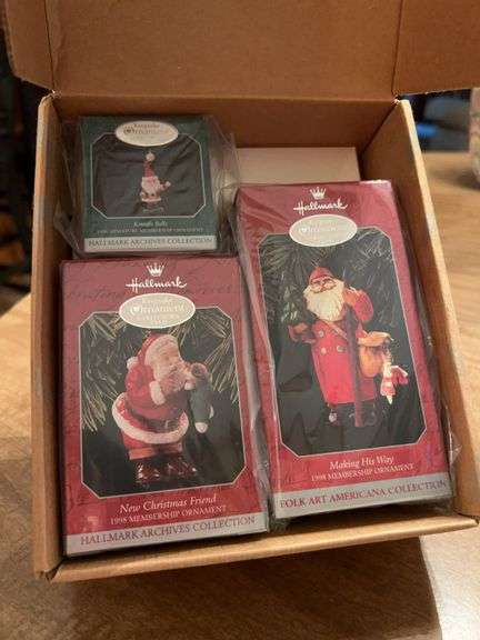 1998 Hallmark Collector’s Club Keepsake Ornaments Membership Kit image