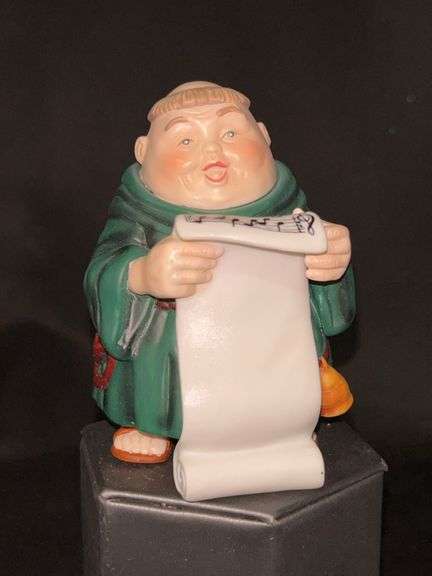 Dept. 56 porcelain Merry Makers Monks “Sidney the Singer”…..4” tall and in original box