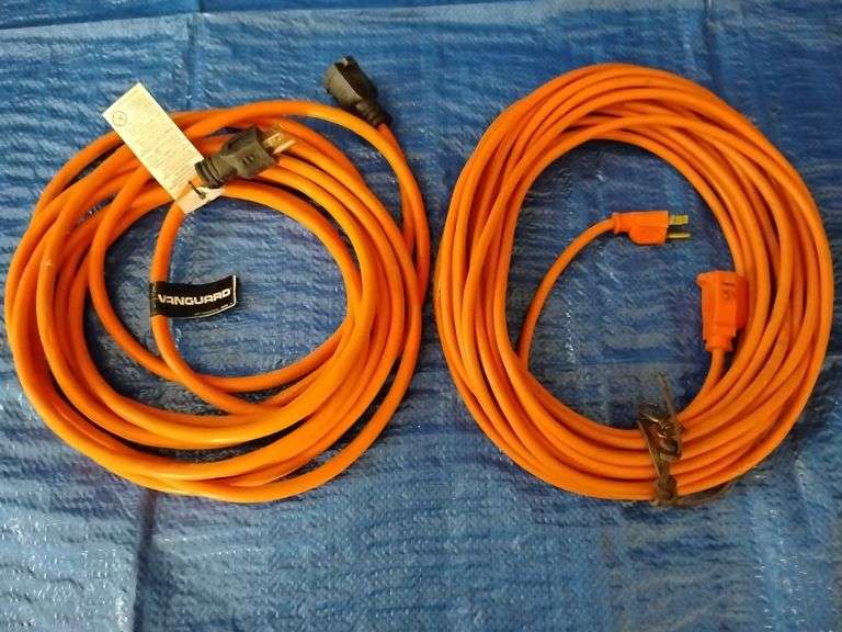 Two Heavy Duty Extension Cords