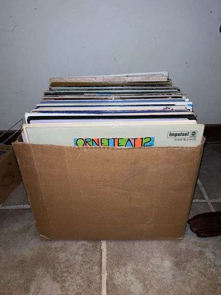 Box of albums…..various genres and artists image