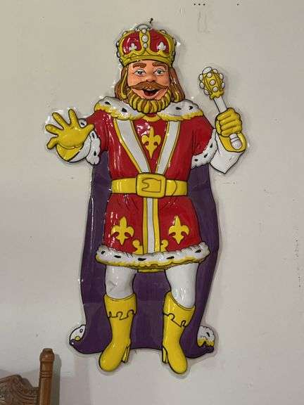 Burger King Mascot delicate plastic wall decor…..21 x 35 image