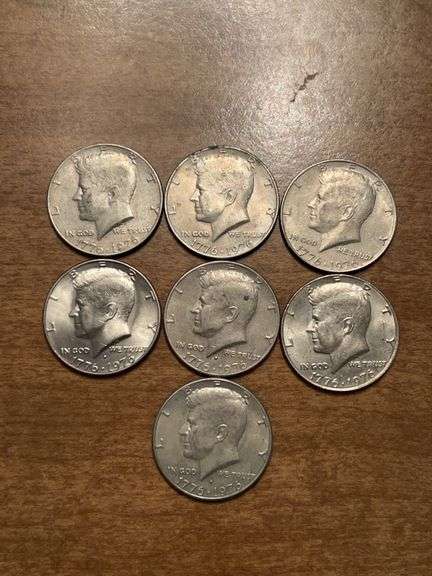 (6) Bicentennial Kennedy Half Dollars image