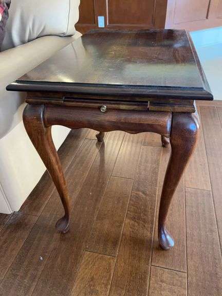 Stunning Queen Ann Style Tea Table image