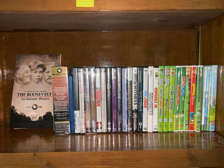 Grouping of DVDs and CDs image