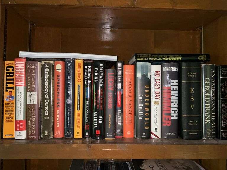 Shelf of books…..various titles and authors image