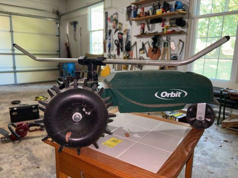 ORBIT cast tractor lawn sprinkler image