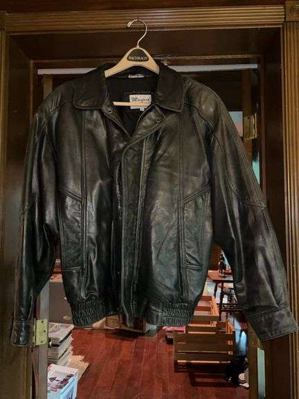 Manfred Crown leather jacket…..size 42 image