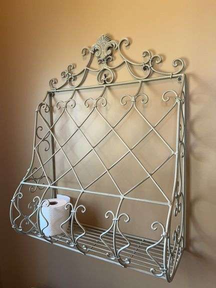 French Farmhouse Metal Basket and Storage image