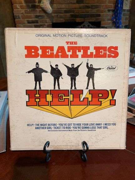 (2) copies of The Beatles “Help” soundtrack image