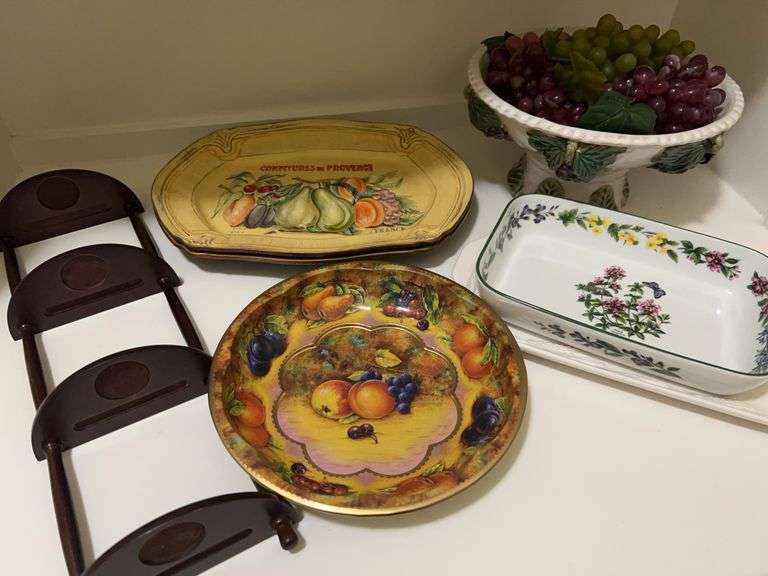 Fruit and Floral Style Decor and Platters image