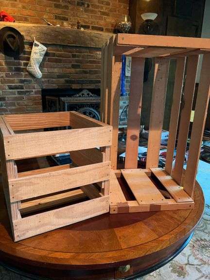 2 wooden crates…..previously used for album storage image