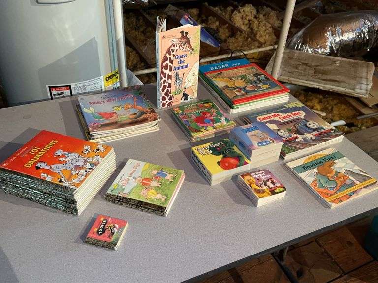Very nice collection of children’s books….. my Little Little Golden Books, First Little Golden Books, Little Golden Books, Thomas the Train and much more image