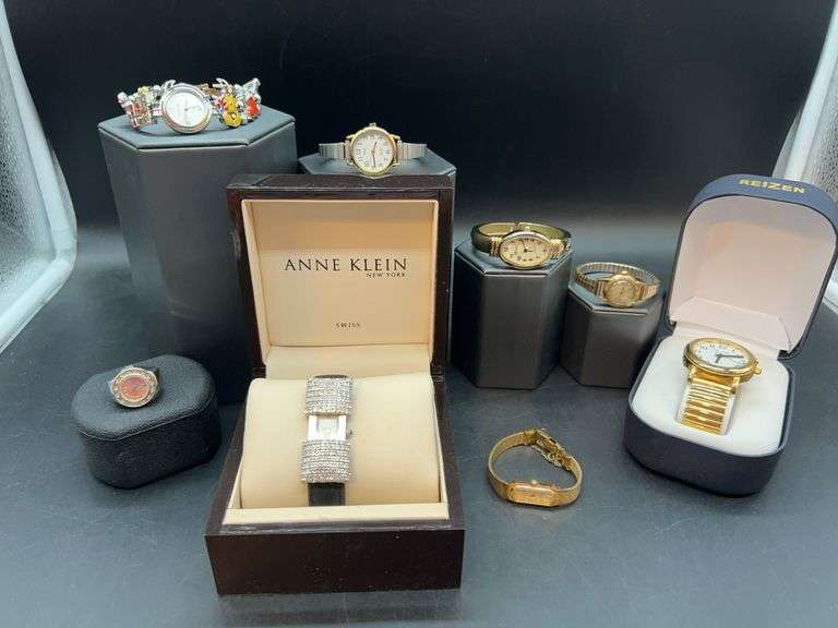 Grouping of nice watches…..Anne Klein, Times, Geneva, Tel Time, Hamilton image
