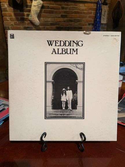 Box set of John Lennon and Yoko Ono “Wedding Album” image