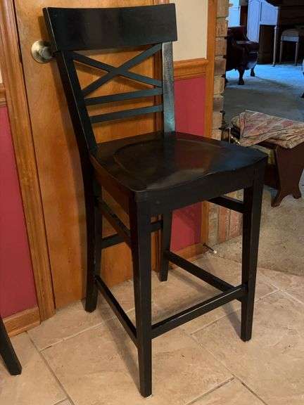 Ethan Allen “Blake” counter bar stool…..17-3/4 x 16-1/2 x 26-1/2 tall to seat (40-3/4 tall overall) image
