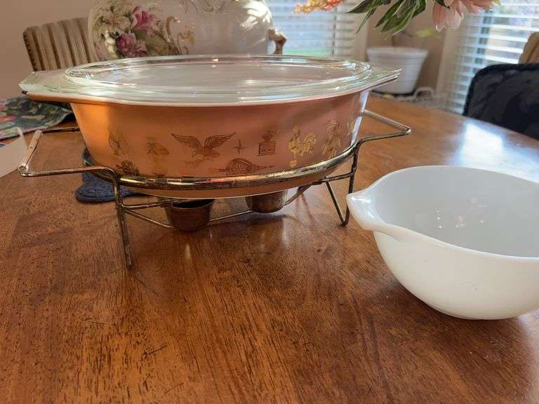 Pyrex Casserole Dish and Pyrex Bowl