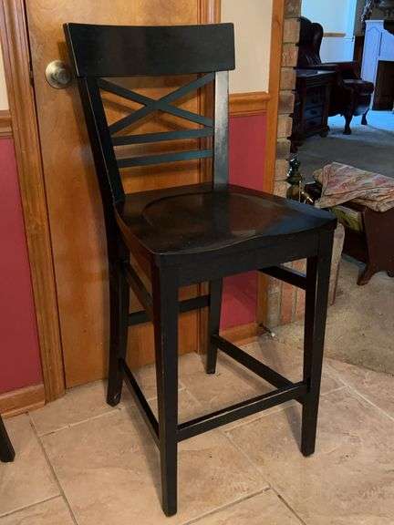 Ethan Allen “Blake” counter bar stool…..17-3/4 x 16-1/2 x 26-1/2 tall to seat (40-3/4 tall overall) image