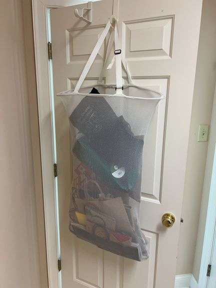 Large Hanging Hamper with Reusable Bags