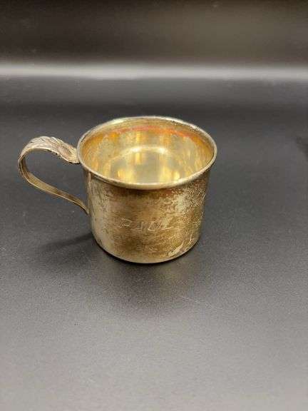 Sterling Silver Child's Christening Juice Cup #551 by Lunt